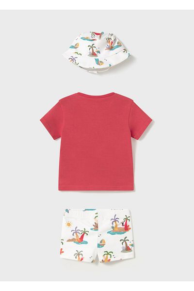 MAYORAL Newborn Boy 3-Piece Sun Protection Swimsuit Set