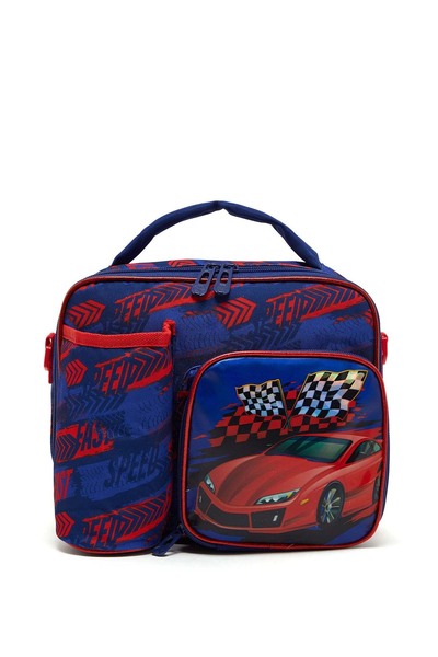 R&B حقيبة غداء للأولاد باللون الأزرق الداكن