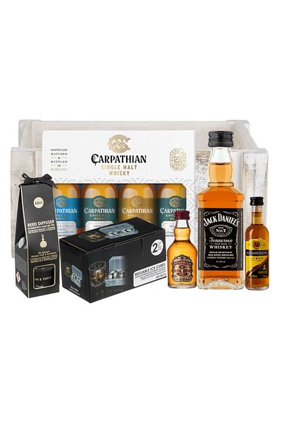 OEM Cos Cadou select pentru barbati cu bauturi si accesorii, JACK DANIELS