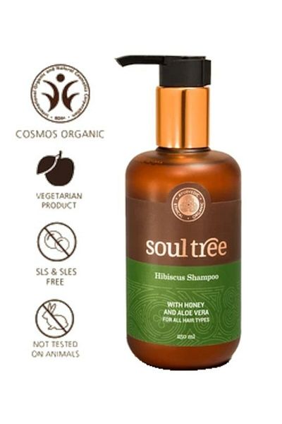 Soultree Sampon ayurvedic cu hibiscus si miere, 250ml -Soultree