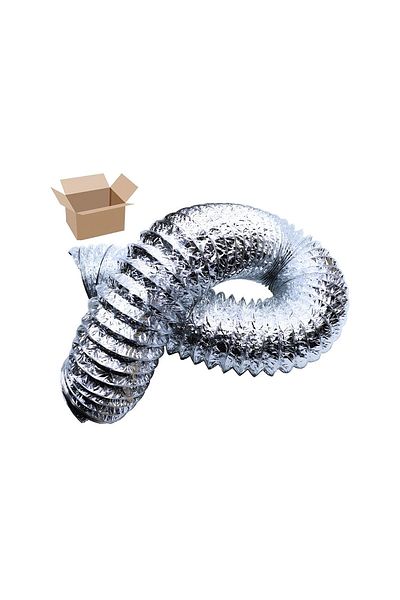 ORHANLAR Aluminum Aspirator Pipe (Hair Hood Pipe) 127 mm 2Mt