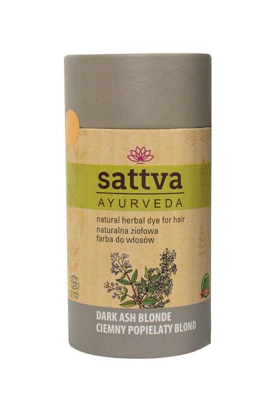 Sattva Ayurveda Vopsea de par Blond Cenusiu Inchis, 150gr - Sattva Ayurveda
