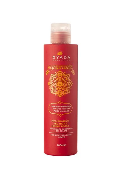 Gyada Cosmetics Sampon revitalizare culoare par roscat, 200ml - Hyalurvedic Gyada