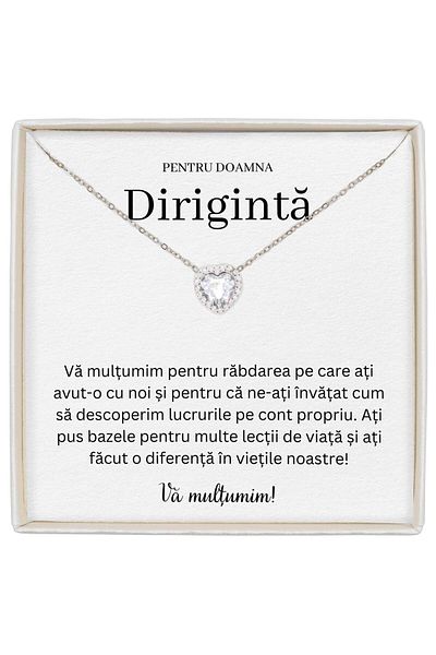 The Jewel Heart Heart Necklace For My Grandma, Symbol Of Unconditional Love, 41+5 cm