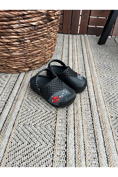 Behtah Kundura Non-Slip Sole Children's Closed Front Balcony Garden Pool Sea Daily Sandals Slippers