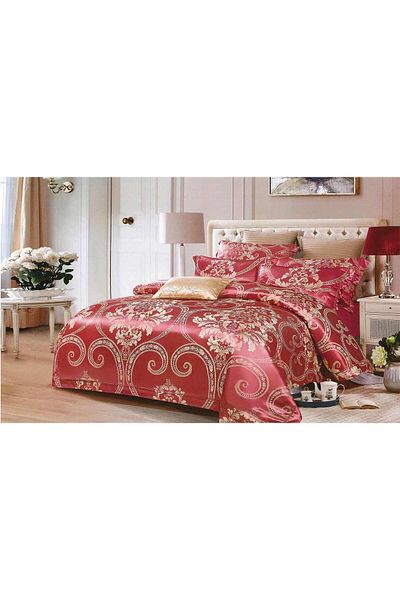 Casa New Concept Jacquard Bed Linen Set 6 pieces, bed sheet 230x250cm, 4 pillowcases