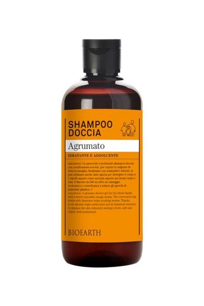 Bioearth Citrus scented shampoo & shower gel, 500ml - Bioearth