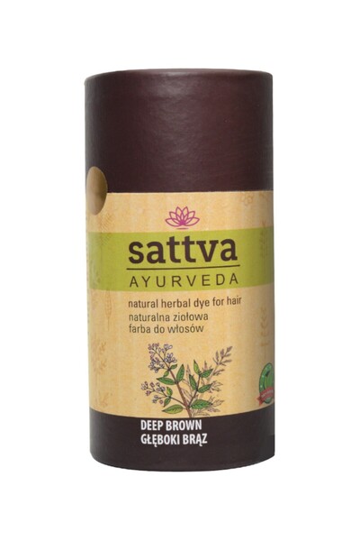 Sattva Ayurveda Vopsea Ciocolatiu Inchis Intens, 150gr - Sattva Ayurveda