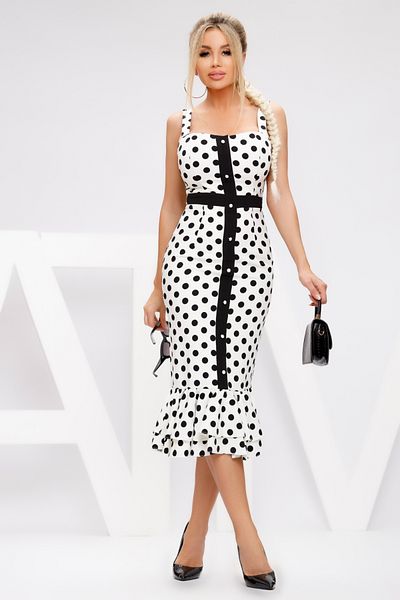 Atmosphere Fashion Rochie din poplin cu buline