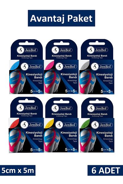 Jenbol Kinesiology Tape Pain Tape - 6 Colors Advantage Package