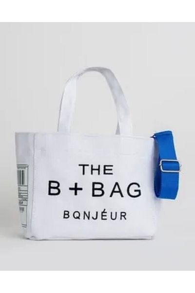 MODA Kanva.s B+BAG BONJEUR حقيبة يد رياضية متوسطة الحجم بحزام ساكس