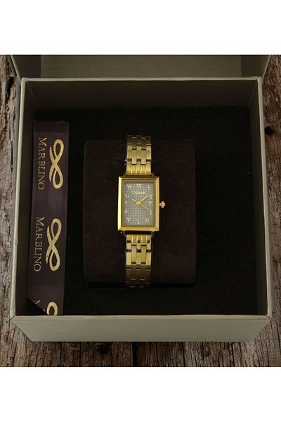 marblino Modern and fashionable women's waterproof watch with Arabic numerals