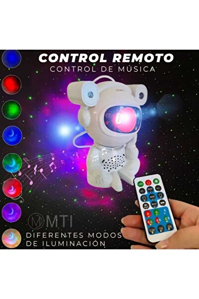 Menuzer Astronot Led Aydınlatma Projektör