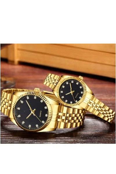 Generic High-quality waterproof couple's watch set