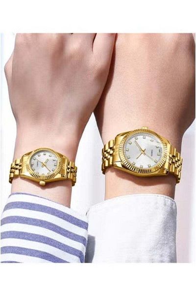 Generic High-quality waterproof couple's watch set