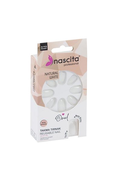 nascita أظافر صناعية 36 قطعة بيضاوية Nasnaıl00141