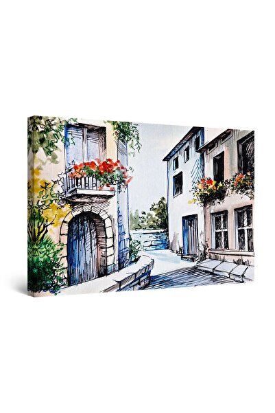 startonight Tablou DualView Startonight Casute cu flori, 80 cm x 120 cm