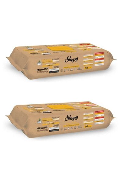 Sleepy Pack x 2 Sleepy Bio Easy Clean Clove & Cinnamon Multi-Surface Wet Wipes, 100 pcs