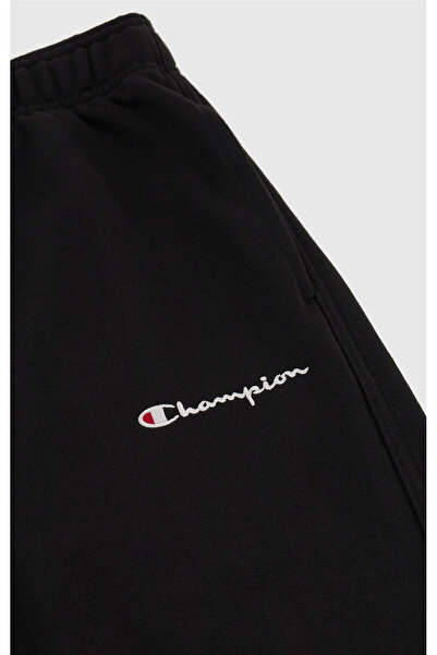 Champion Authentic Pants Elastic Cuff Pants Siyah Erkek Eşofman Altı-220801-KK001