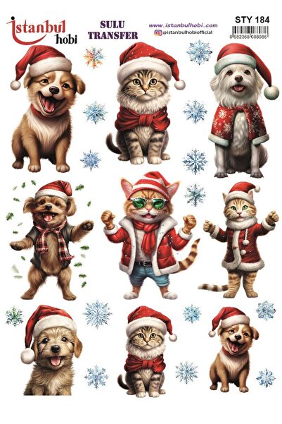 İstanbul Hobi نقل مائي للعام الجديد 25x35 سم STY184