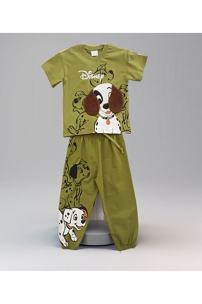 JELİBOOM Boy's Tracksuit Plush Eared Suit 100% Organic Cotton