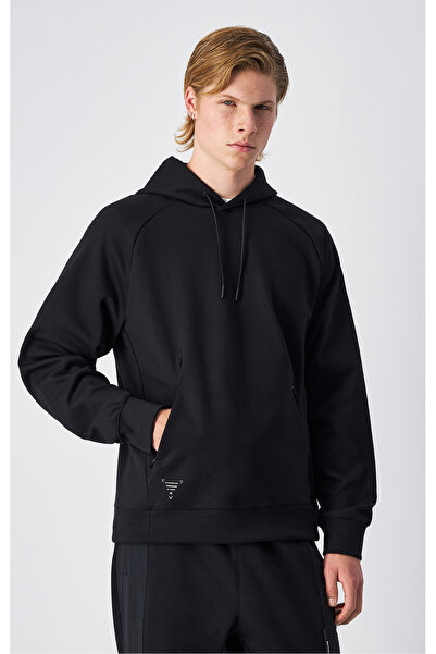 Champion C-Tech Hooded Sweatshirt Black Men's Hooded Sweatshirt-220818-Kk001