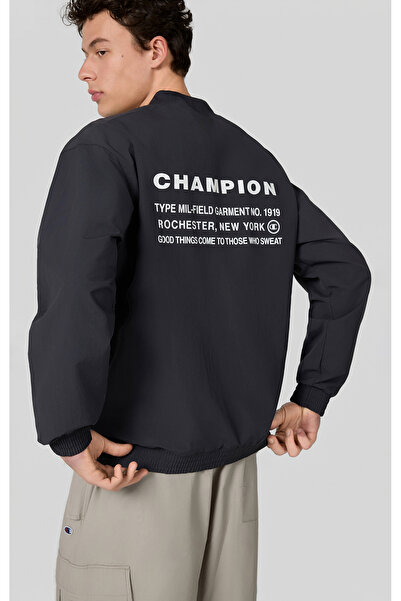 Champion Surplus + Utility سويت شيرت رجالي أسود برقبة على شكل حرف V-220416-ES503