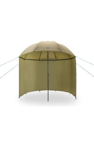DELPHİN Delphin MONZUN Master fishing umbrella/shelter with side wall, diameter 250 cm, cover, pegs, cords