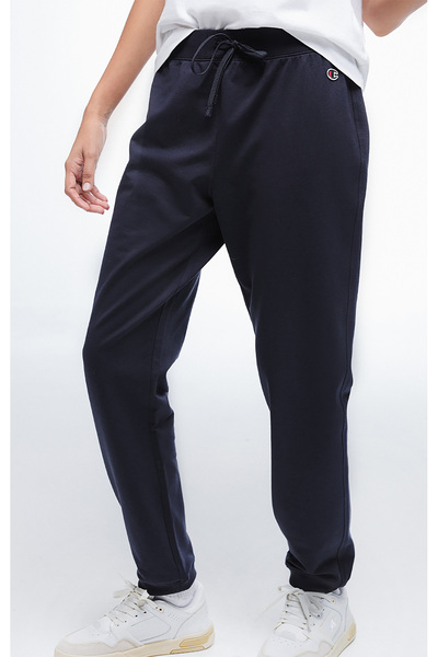 Champion Authentic Pants Rib Cuff Pants Lacivert Kadın Eşofman Altı-117681-BS501