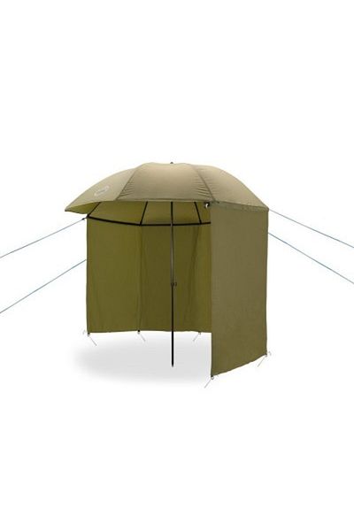 DELPHİN Delphin MONZUN Master fishing umbrella/shelter with side wall, diameter 250 cm, cover, pegs, cords
