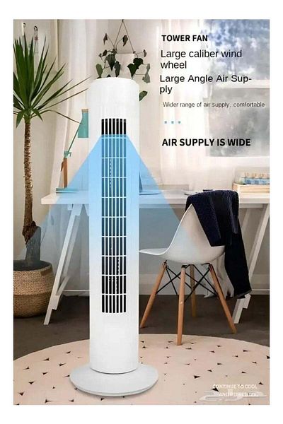 Denx Tower Fan, Vertical Air Conditioner and Cooler for Home and Office with 3 Wind Power Settings 4