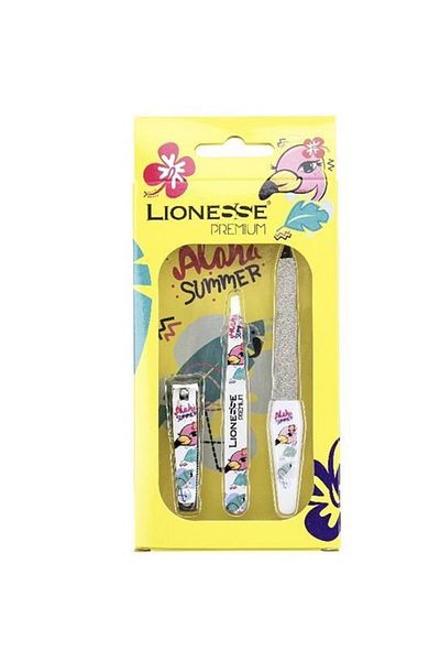 Tarko Lionesse 3-Piece Rasp Tweezers Toe Nail Clipper Set 122