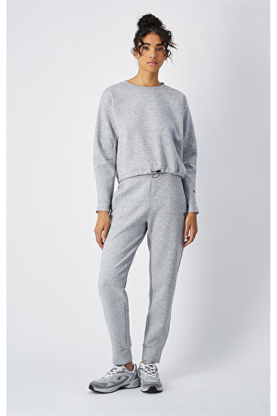 Champion C-Tech Cuffed Pants Gri Kadın Eşofman Altı-117836-EM021