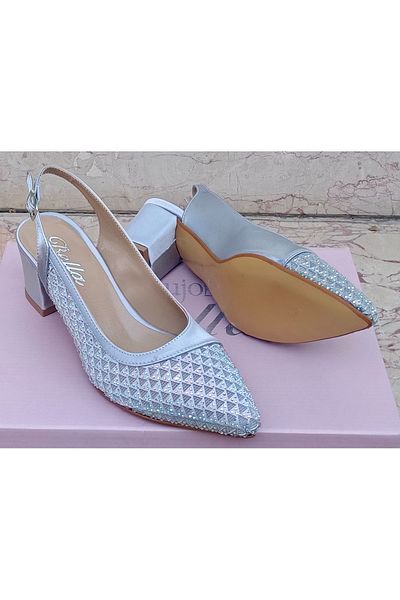 uğurtek Classic Thick Heel Evening Dress Women Shoes