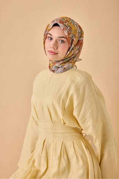 Silk Home Μαλακό βαμβακερό κασκόλ με μοτίβο Bodrum
