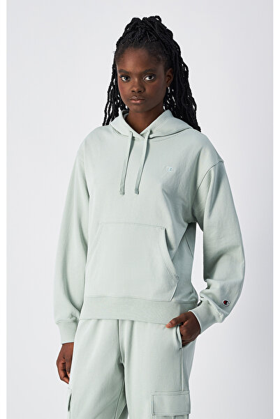 Champion سترة بقلنسوة للنساء باللون الأخضر-117786-GS129
