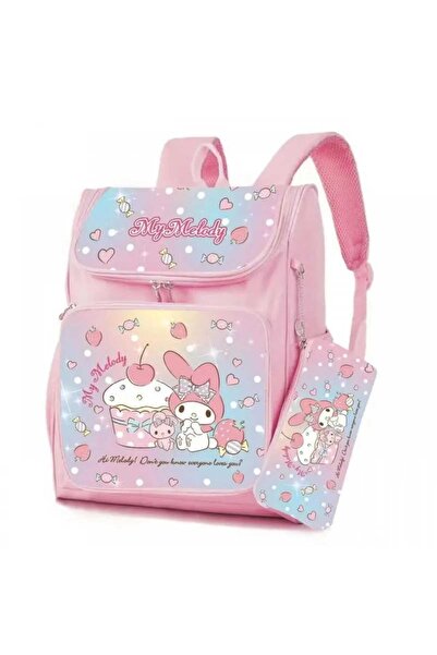 KumOziShop Sanrio Kuromi Cinnamoroll Hello Kitty My Melody Sırt Çantası ve Ka...