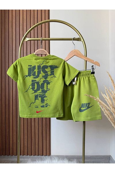 JELİBOOM Vi̇p Boy's Shorts Suit 100% Cotton