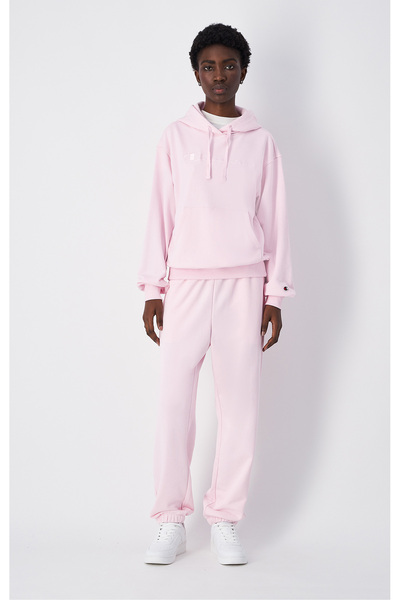 Champion Icons Hooded Sweatshirt Pembe Kadın Kapüşonlu Sweatshirt-117785-PS195