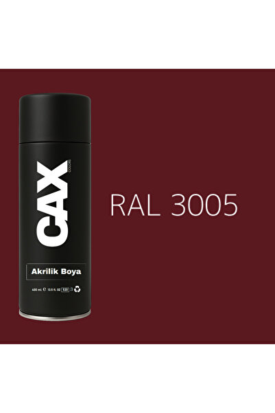 caxcolors EXTRA PİGMENTLİ ÖZEL YAPIM AKRİLİK SPREY BOYA 400 ML (KIRMIZI TONLA...