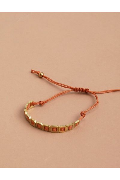 İLVİ Alanis Orange Men's Bracelet