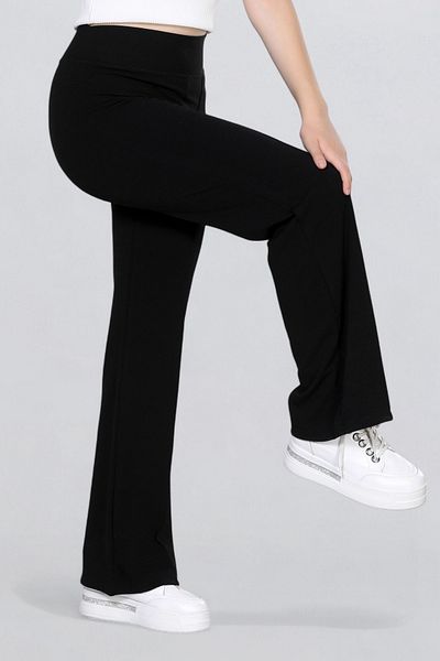 SOSYETE AVM Black High Waist Grass Spanish Trousers