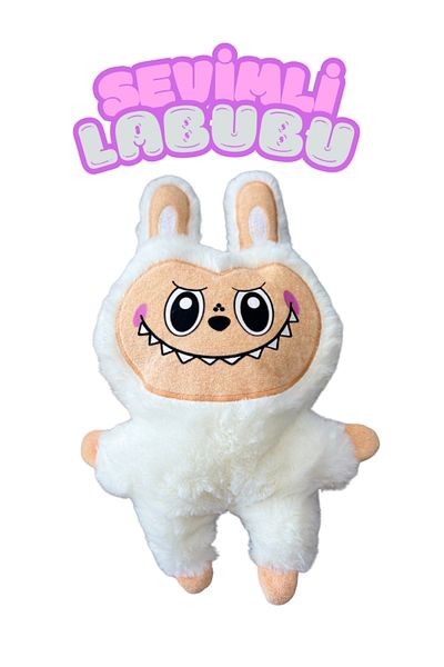 esdishopping Labubu Plush Toy – Popular Cute Soft Sleeping and Playmate 35 cm