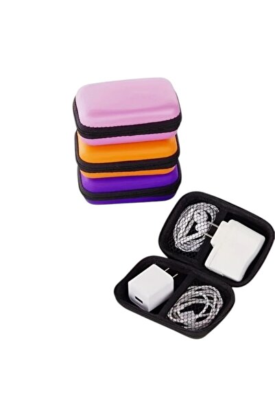 SOSYETEZGAHI Taşınabilir Şarj Seti Çantası – Kablo Organizer ve Powerbank Aks...