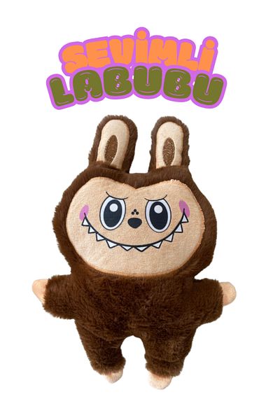 esdishopping Labubu Plush Toy – Popular Cute Soft Sleeping and Playmate 35 cm