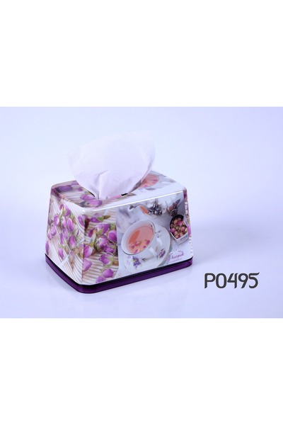 PRATİKPAK حامل مناديل مبللة من البلاستيك منظم من Practicalpak مع ملصق بصري أفقي