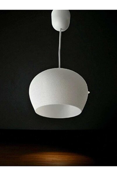 GLOBELUX Tasarım Modern Bohem Tekli Beyaz Avize