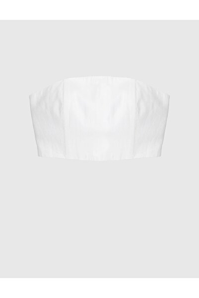 İLVİ Teah Linen Cream Women's Bustier