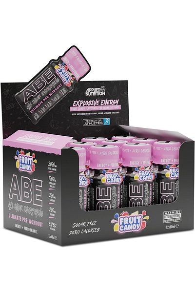 applied nutrition ABE Pre Workout Shot - All Black Everything Pre Workout Energy Shots, Physical Per