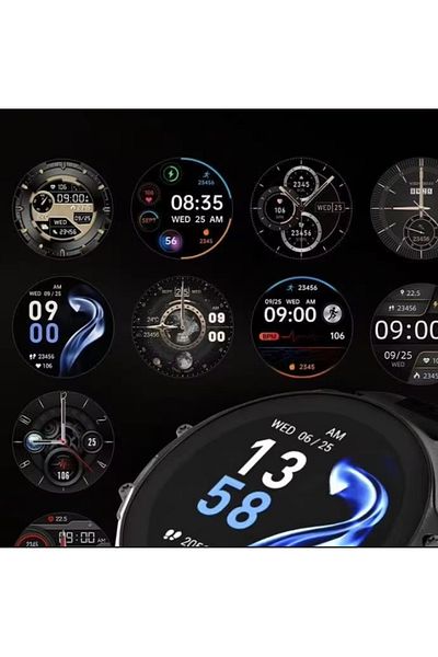 OEM Smartwatch Unisex 2025, Ecran 1.53" IPS Full Touch, Baterie 350 mAh, Litiu-polimer IP68